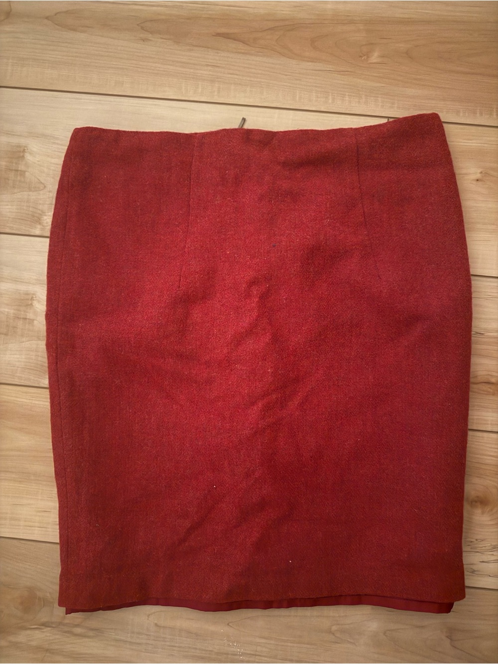 Willi Smith Red Women's Pencil Skirt